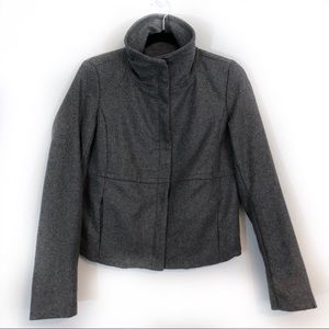 Gap charcoal gray wool blend coat XS